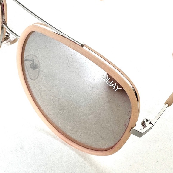 QUAY AUSTRALIA Needing Fame Sunglasses RARE Pink Silver main image 13